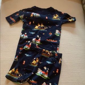 Hanna Anderson short john pjs. Size 4.